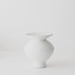 Kenji Flared Vase White Sand, 20cml x 20cmw x 22cmh