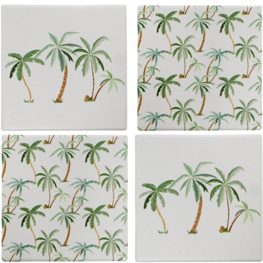 Soft Palm Coasters Set 4