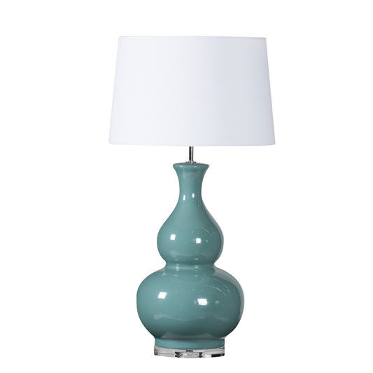 Clarence Lamp Teal Green