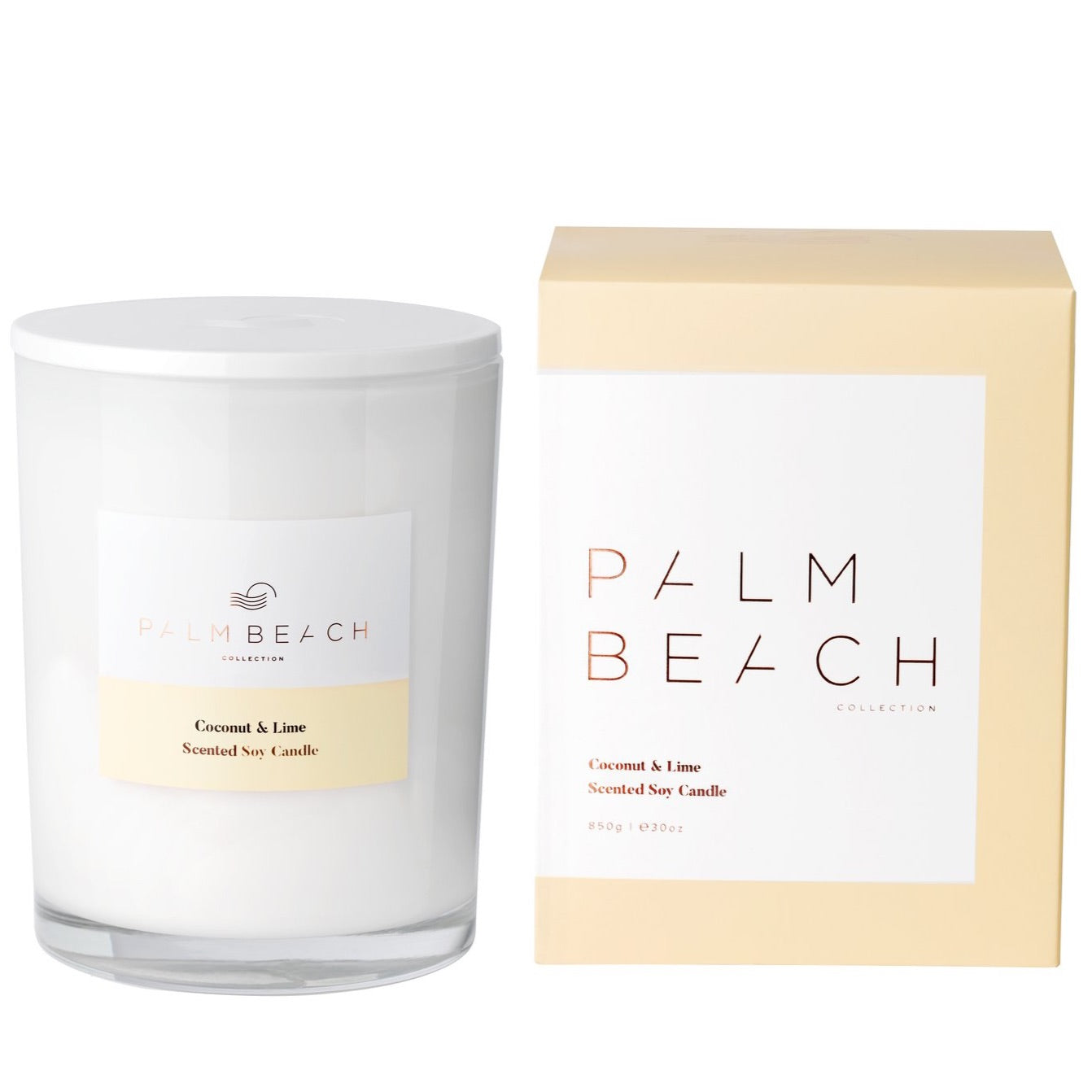 Palm Beach Deluxe Candle Coconut & Lime 850g