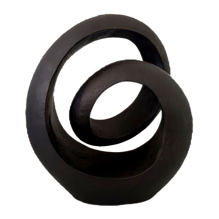 Fritz Resin Matt Black Double Loop Object