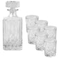 Harrow Etched Decanter & Six Glass Set