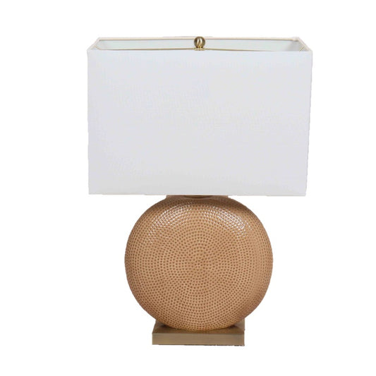 Maison Ceramic Amber Sphere Lamp