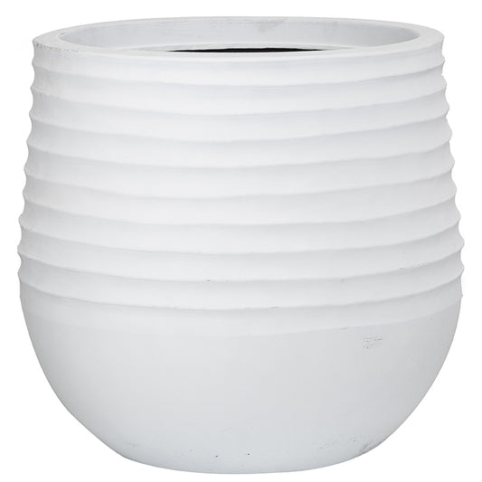 Ryker Stonelite Planter White Large