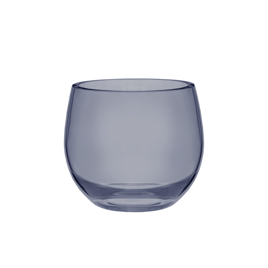 Droplet Vase Lustre Blue 12cm