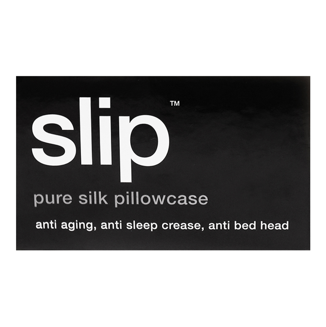 Slip Pure Silk Pillowcase Black