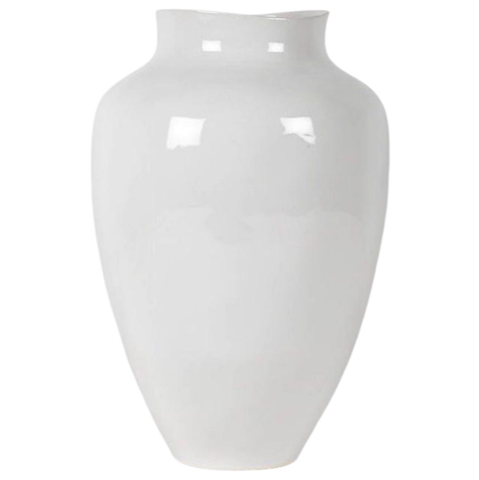Thea Gloss White Extra Large Vase