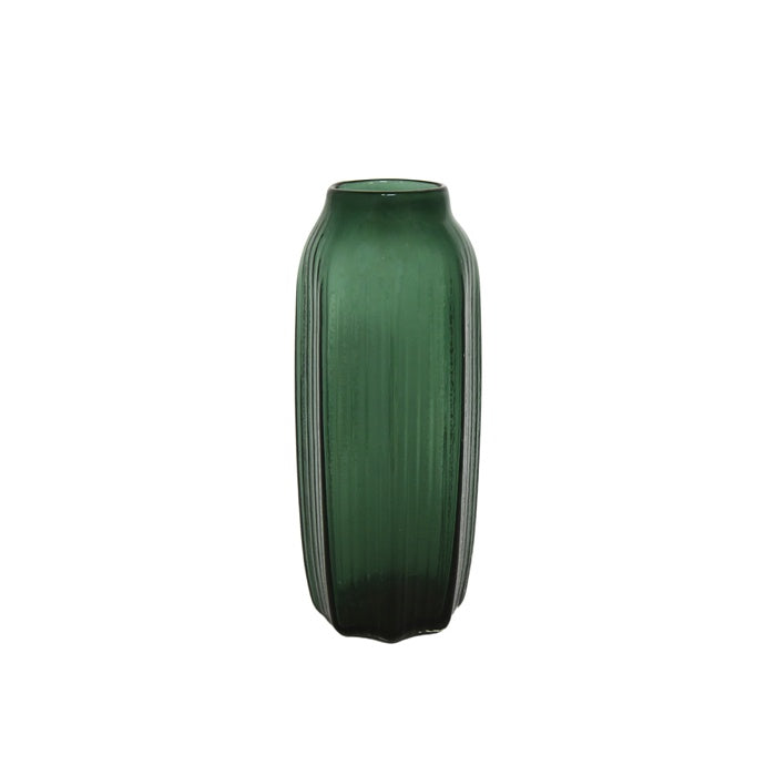Zander Glass Emerald Ribbed Frost - Lrg
