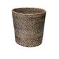 Brown Rattan Bin 25 x 25 x20 cm