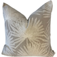 Custom Pattern Palm Camansi  Mushroom Taupe