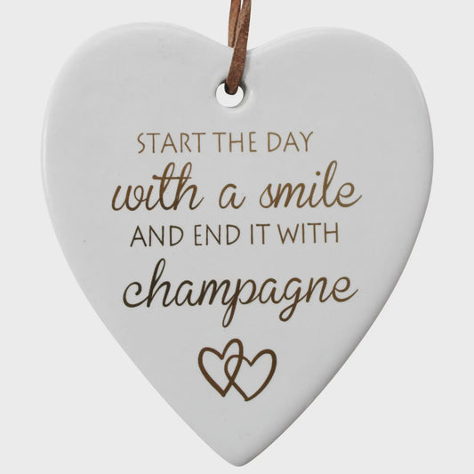 Hanging Heart Champagne