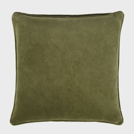 Chelsea Velvet Cushion - Green 50x50