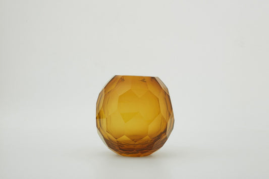 Gem Vase Small Amber