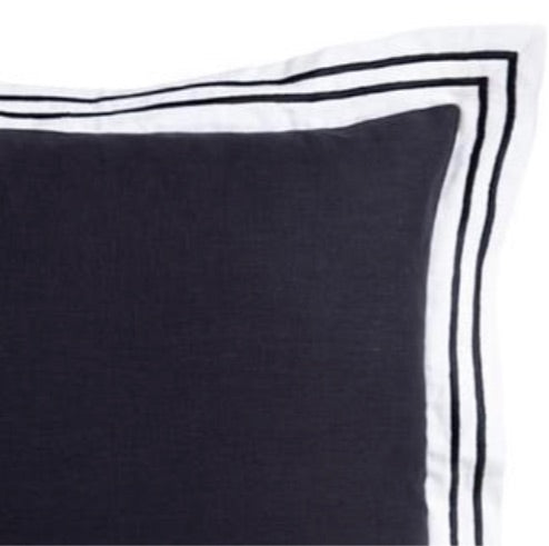 Linen Milano Cushion Black