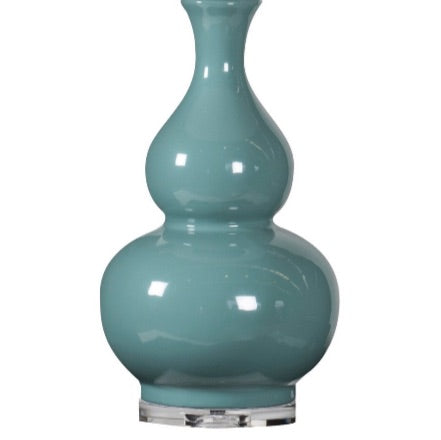 Clarence Lamp Teal Green