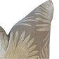 Custom Pattern Palm Camansi  Mushroom Taupe