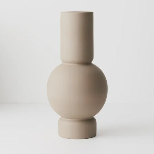 Isobel Vase Sand 35 x 17