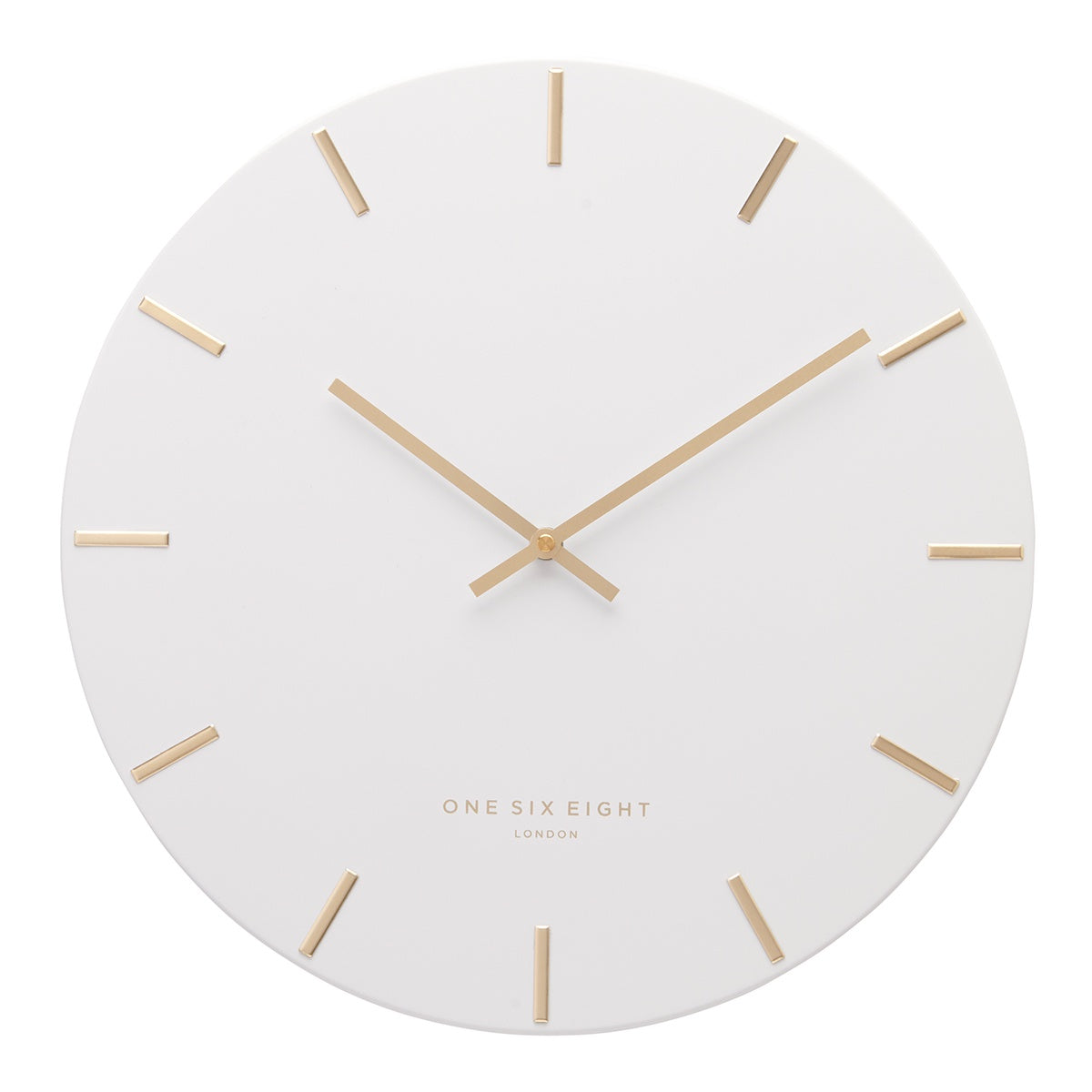 Luca White Silent Clock 40cm