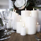 Nordic White Flameless Pillar Candles 10  x 15 cm Large