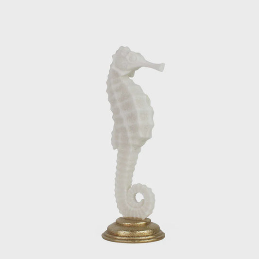 Seahorse Statue - White Large