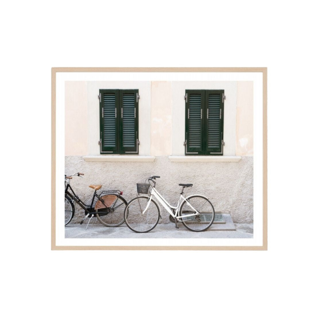 Summer Streets Print 121x103 Oak Frame PICK UP ONLY