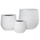 Ryker Stonelite Planter White Small